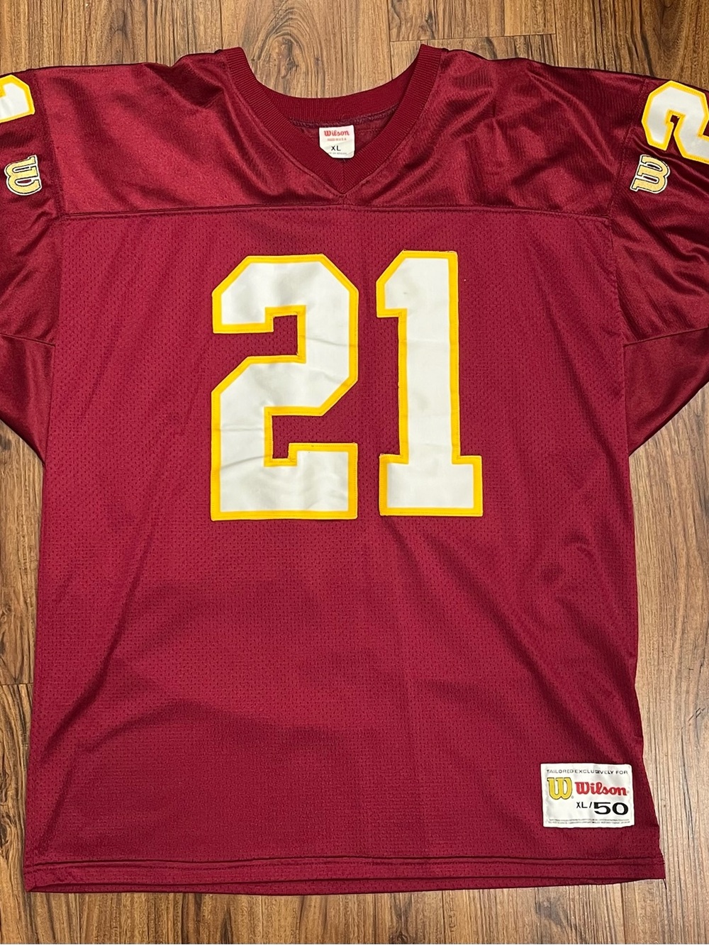 Wilson Terry Allen Washington Redskins Burgundy Football Jersey #21